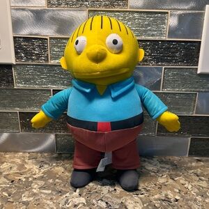 The Simpsons Ralph Wiggum plush stuffed figure toy. NWOT